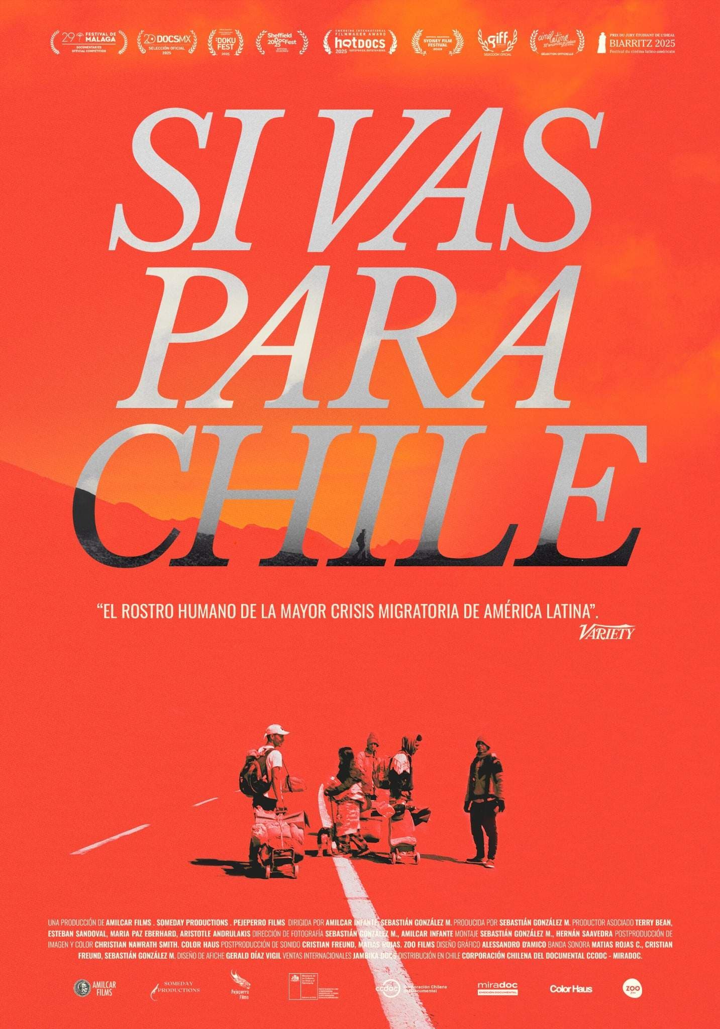 Póster de Si vas para Chile